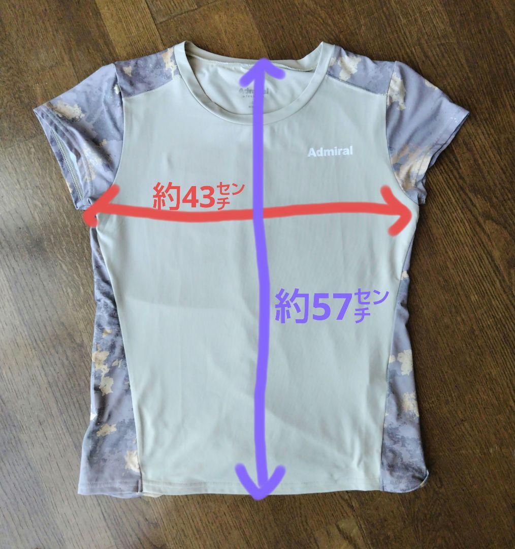 Admiral バックスリット Tシャツ Mサイズ