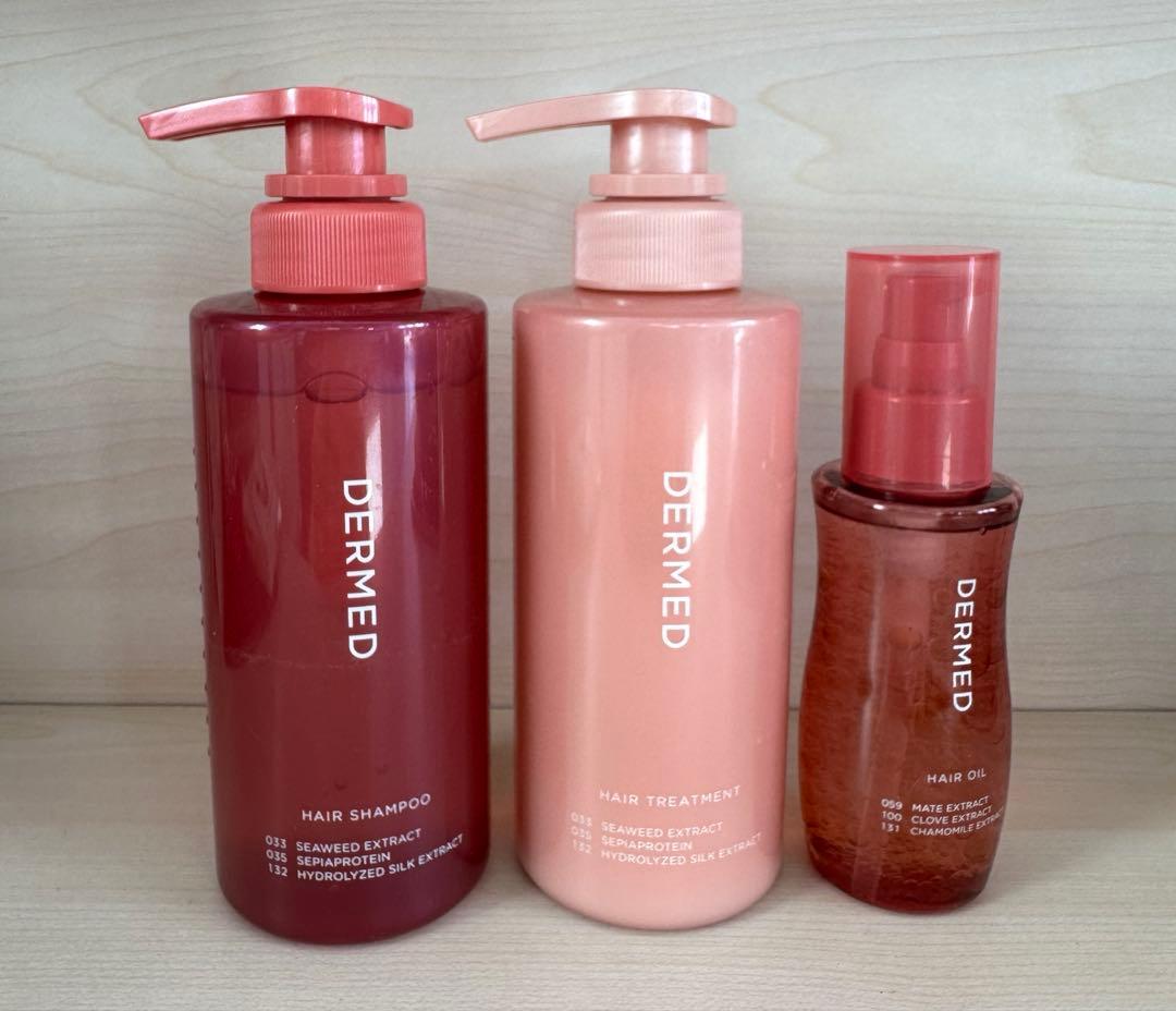 DERMED デルメッド シャンプー トリートメント ヘアオイル ヘアケアセット