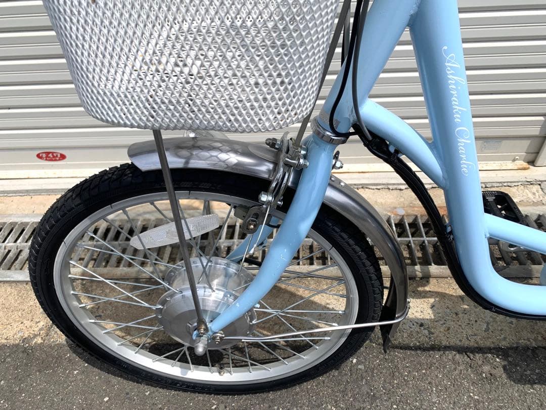 送料無料 AshirakuCharlie電動アシスト三輪自転車 動作確認済