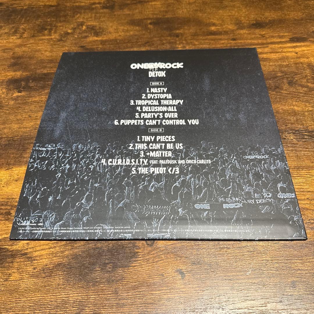 one ok rock レコード　DETOX ワンオク　アナログ盤