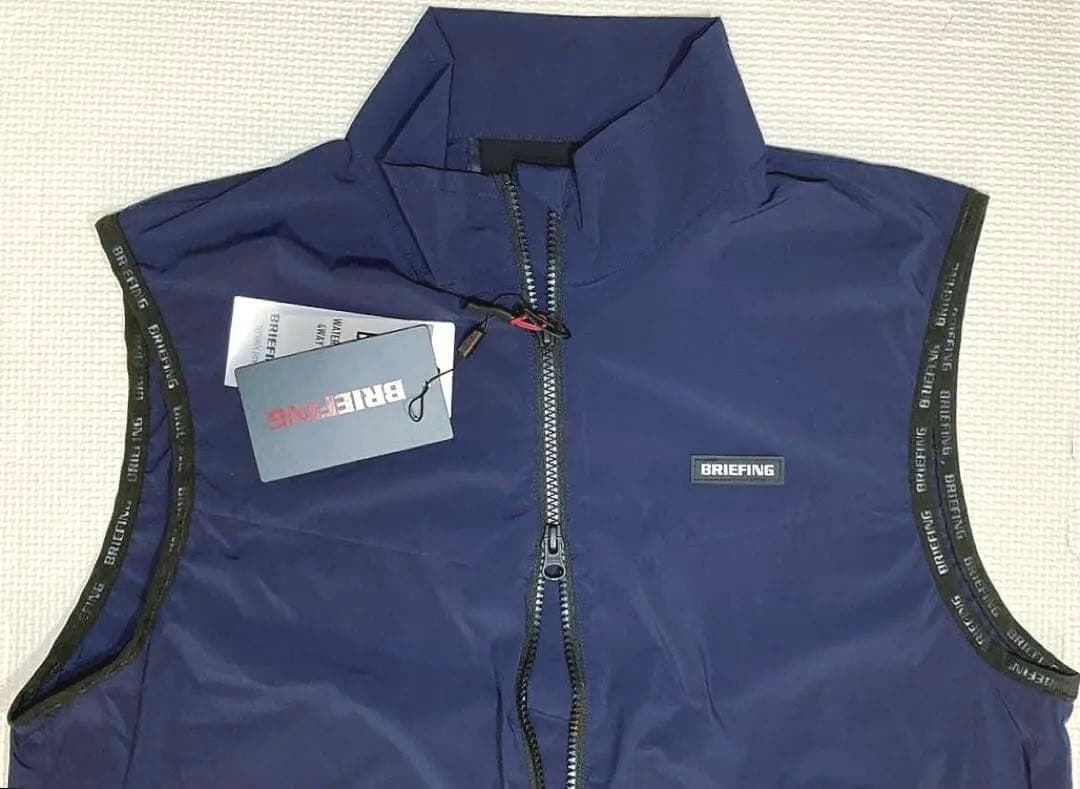 BRIEFING GOLF MS WIND VEST（NAVY／L）