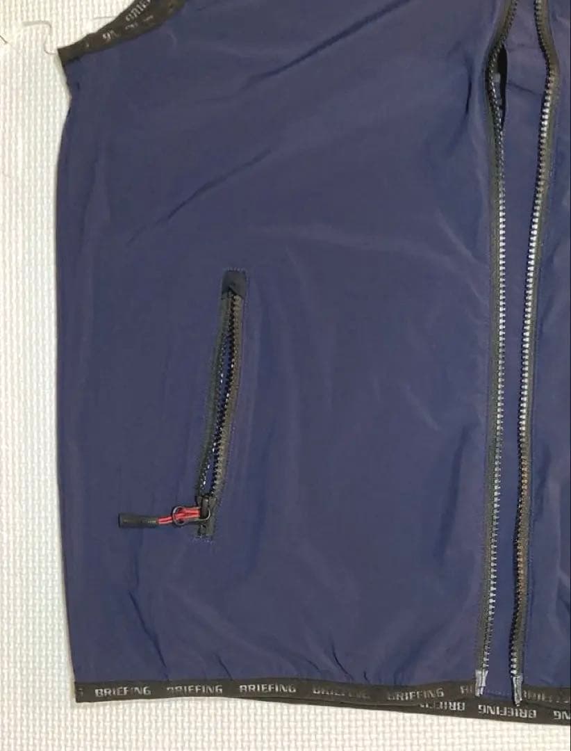 BRIEFING GOLF MS WIND VEST（NAVY／L）