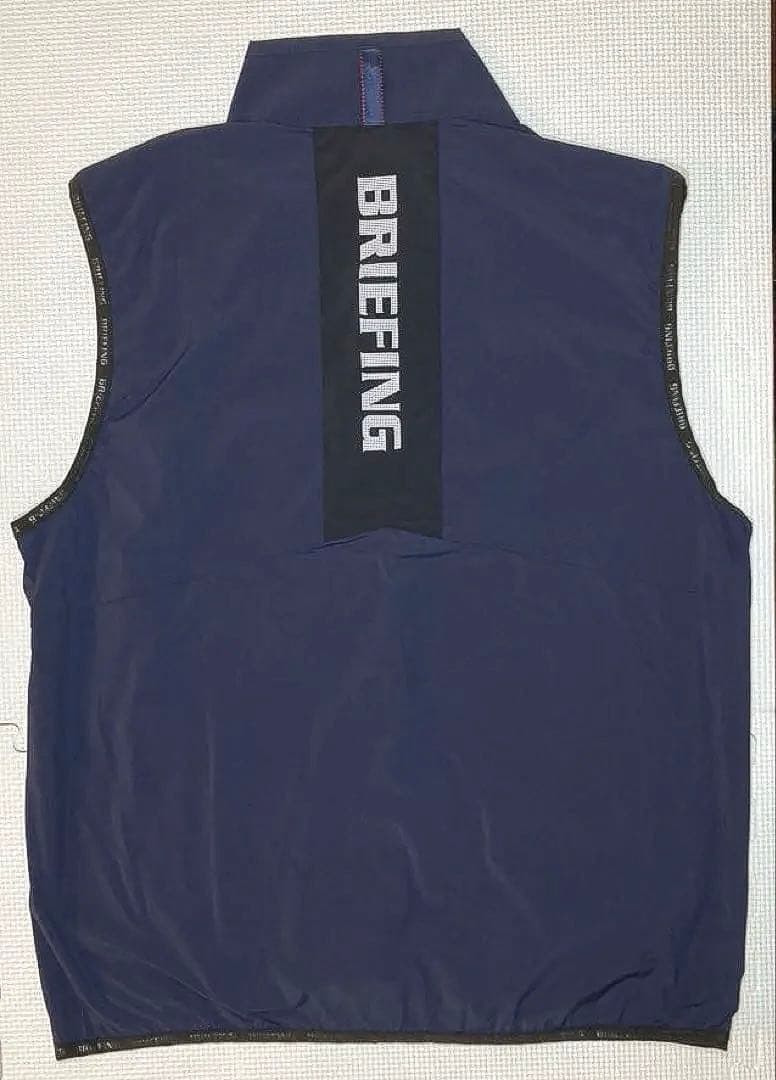 BRIEFING GOLF MS WIND VEST（NAVY／L）