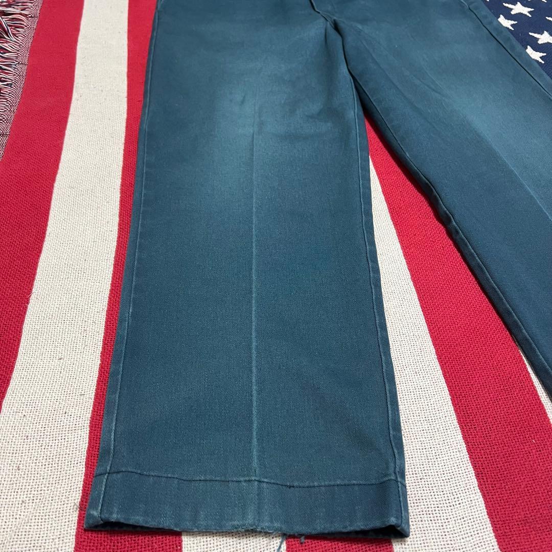 80s90s usa製 dickeys ディッキーズ874 ワークパンツ 紺