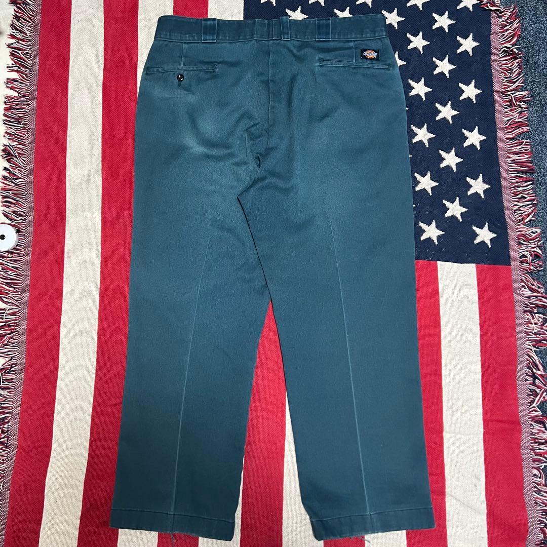 80s90s usa製 dickeys ディッキーズ874 ワークパンツ 紺