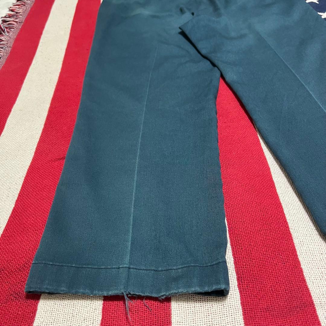 80s90s usa製 dickeys ディッキーズ874 ワークパンツ 紺