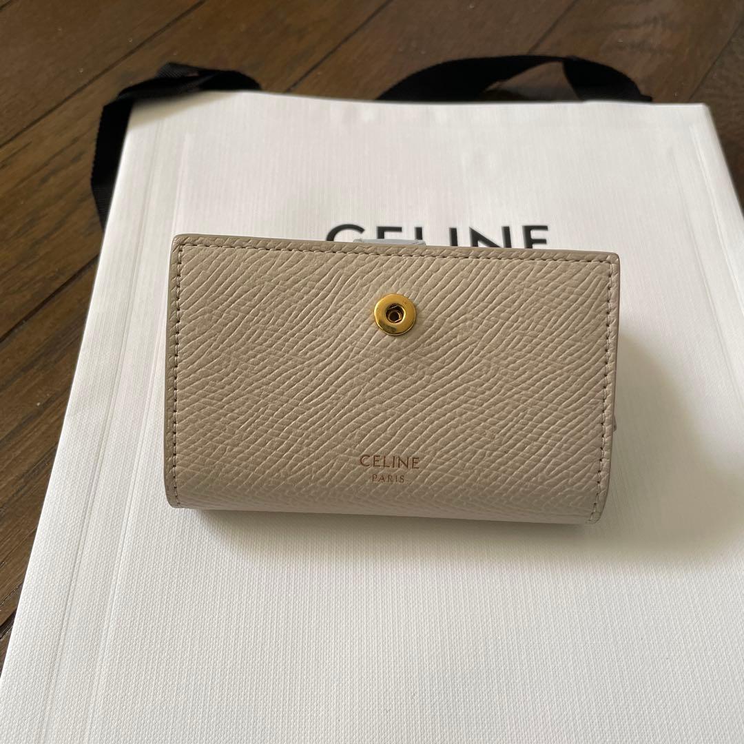 CELINE キーケース エッセンシャルバイカラー グレインドカーフスキン6連