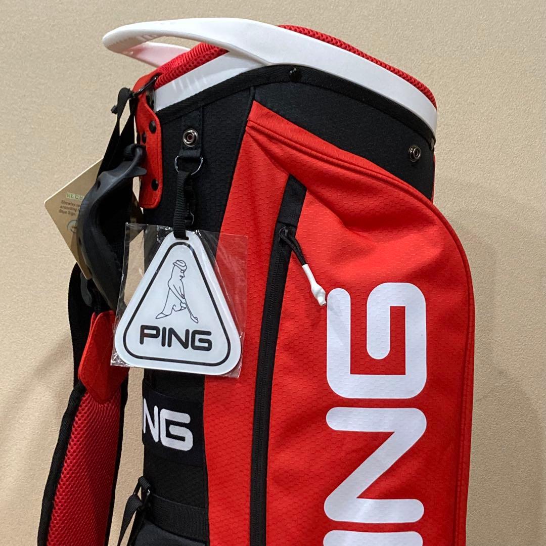 PING キャディバッグ レッド