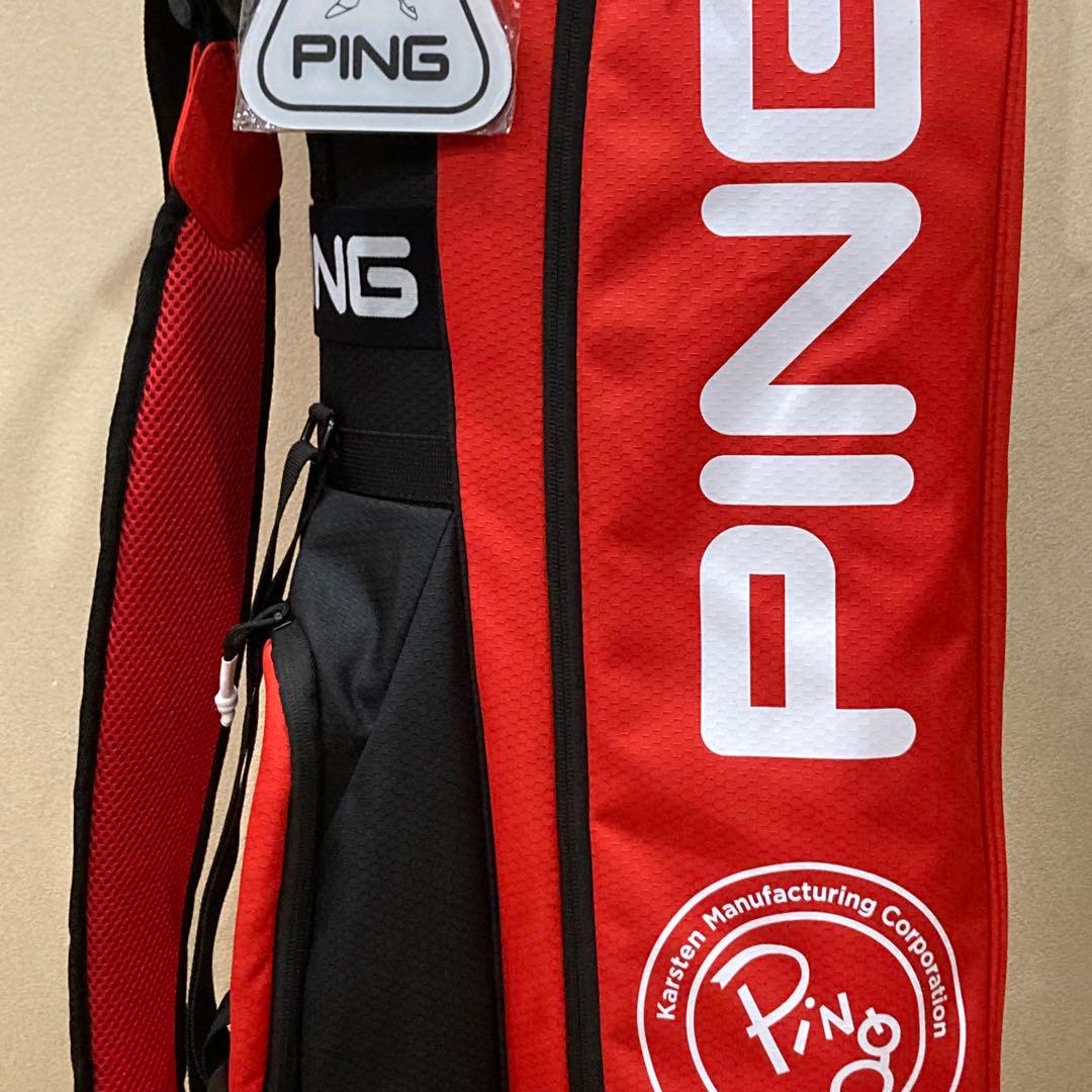 PING キャディバッグ レッド