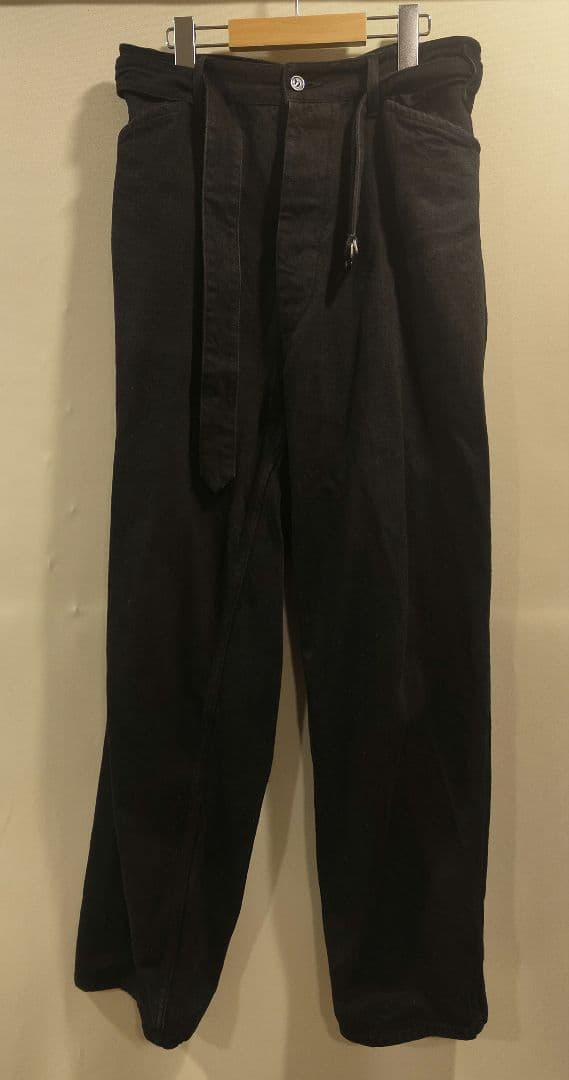 comoli 25ss デニムジャケット+ベルテッドデニム（サイズ2）セット売り