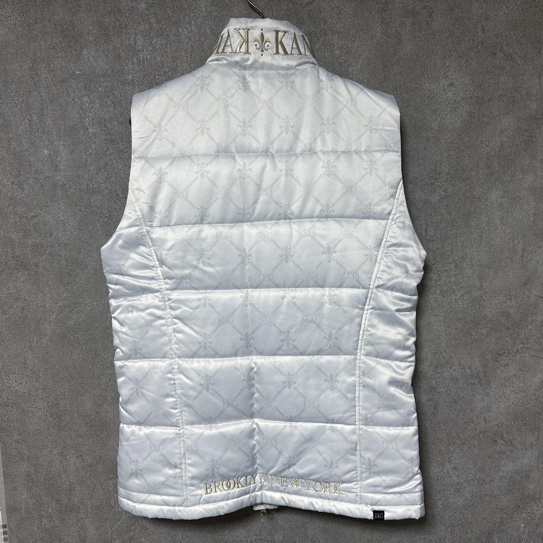 Karl Kani GOLF カールカナイゴルフ 総柄 中綿 ベスト ジャケット