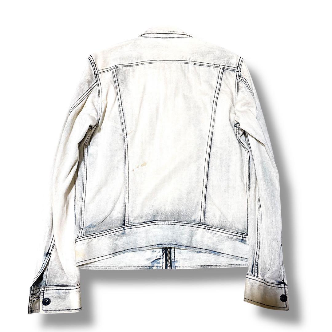 DIESEL ディーゼル ジップ デニムジャケット Gジャン クラッシュ加工
