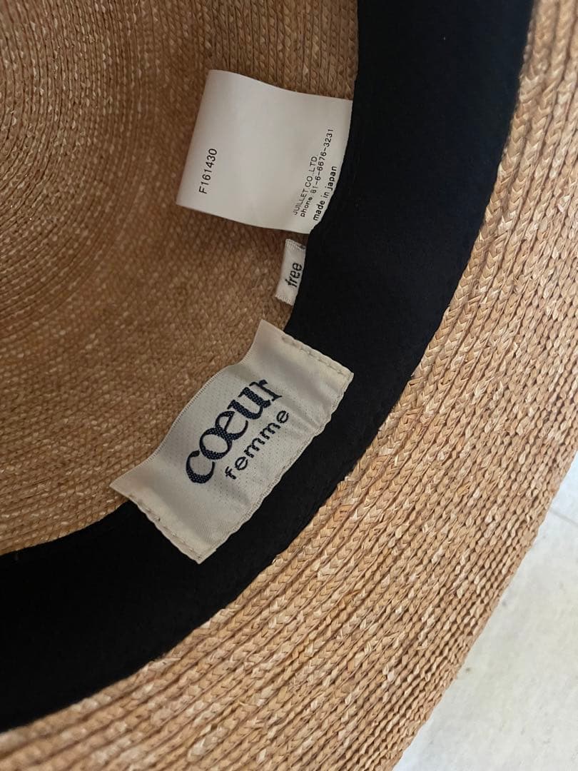 coeur 麦わら帽子