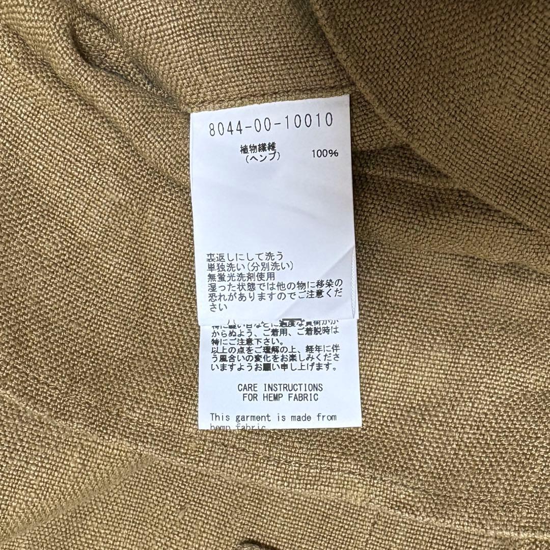 ナイジェルケーボン　UTILITY JACKET MIX HEMP CANVAS