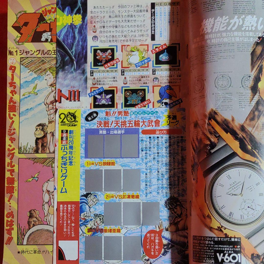 貴重！当時物！週刊少年ジャンプ1988年　新連載！ジャングルの王者ターちゃん