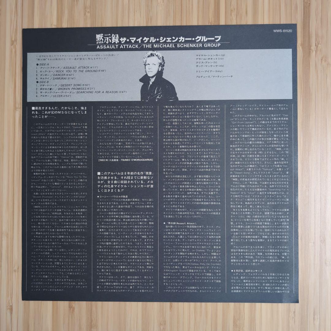 洋楽 THE MICHAEL SCHENKER GROUP / ASSAULT ATT