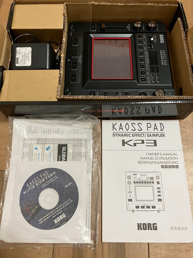 KORG コルグ　カオスパッドKP3 アダプター・箱・説明書付き