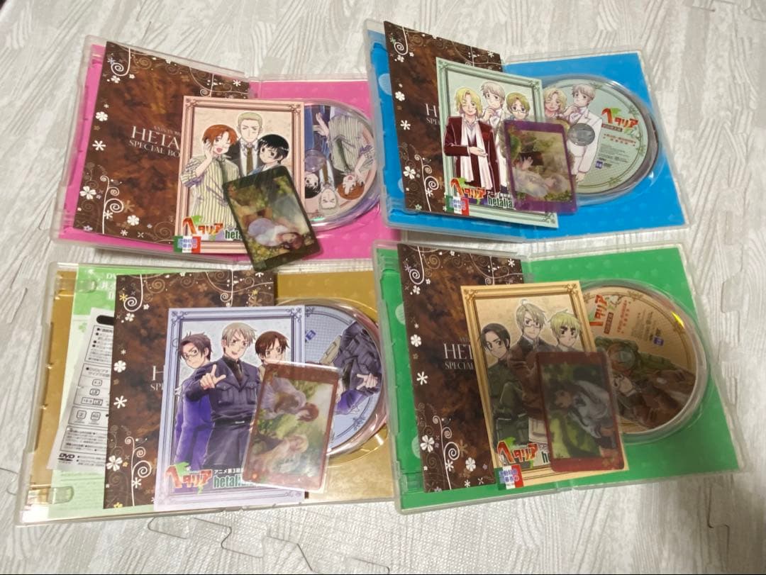 ヘタリア Axis Powers DVD全8巻➕fandiscセット