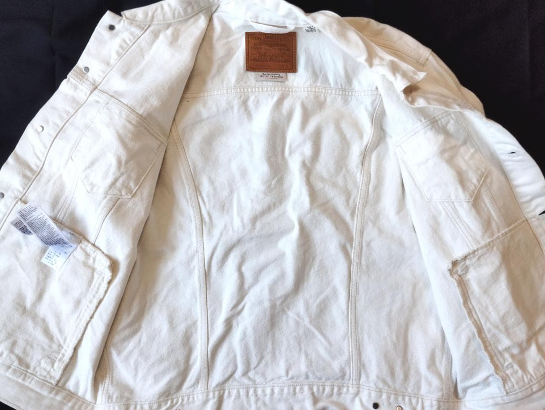 Levi's PREMIUM　４thTYPE ホワイトデニムジャケット　生成り
