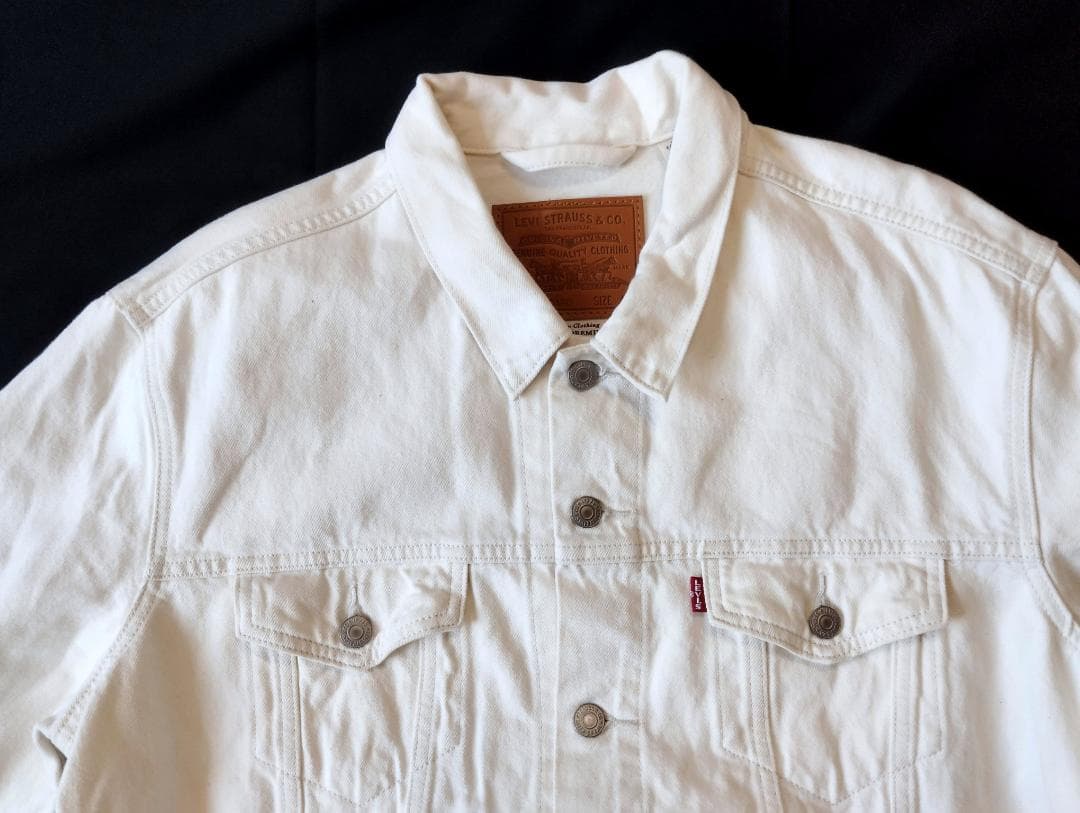 Levi's PREMIUM　４thTYPE ホワイトデニムジャケット　生成り