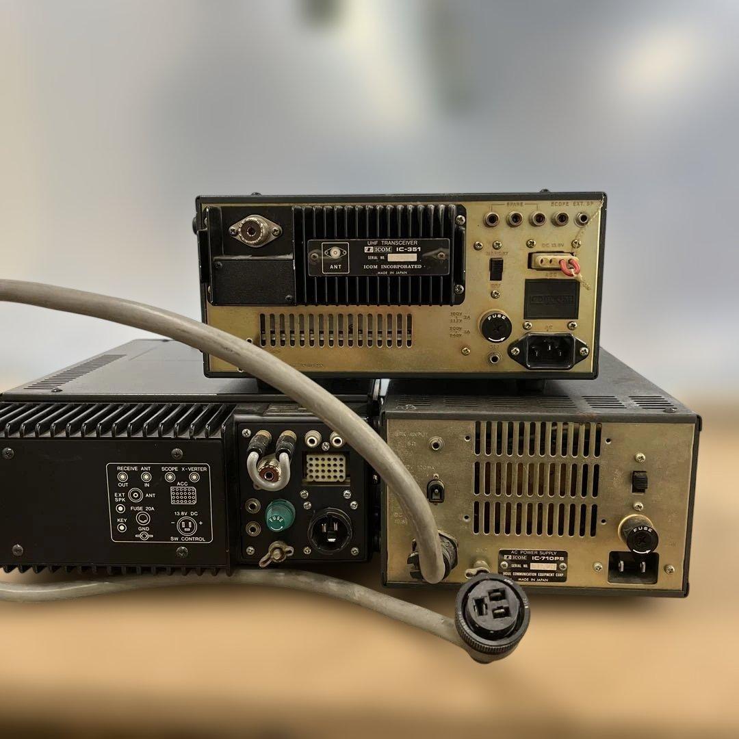 ク*ン様 ＩＣＯＭ　ＩＣ－351＋ＩＣ710＋７１０ＰＳ　 ジャンク品　現状品