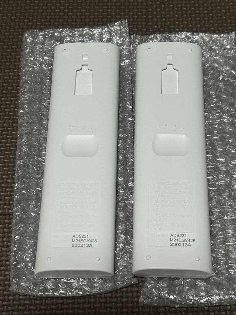2個　新品　未使用品　ADS231　三菱　エアコン用リモコン