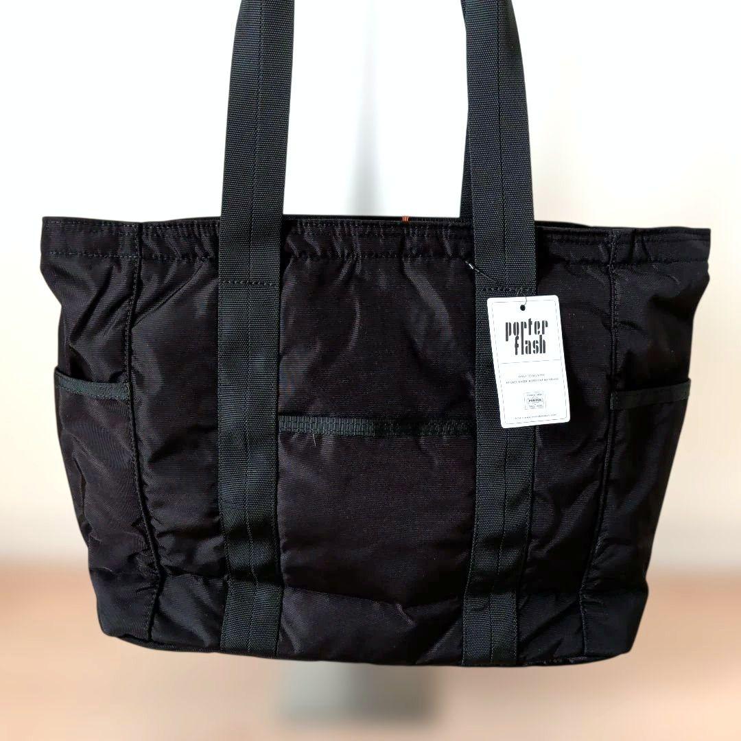 新品 タグ付き PORTER FLASH トートバッグ ブラック