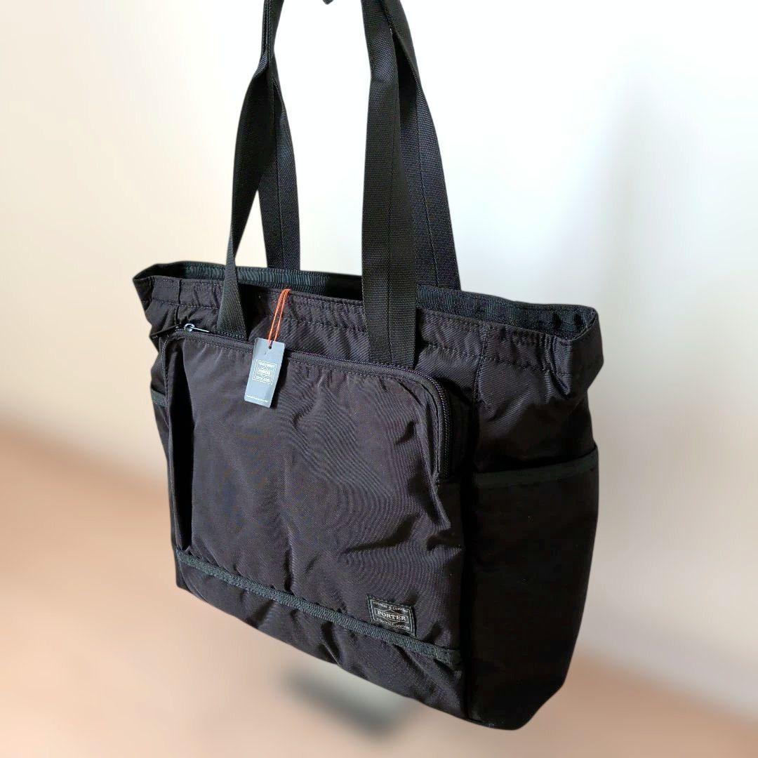 新品 タグ付き PORTER FLASH トートバッグ ブラック