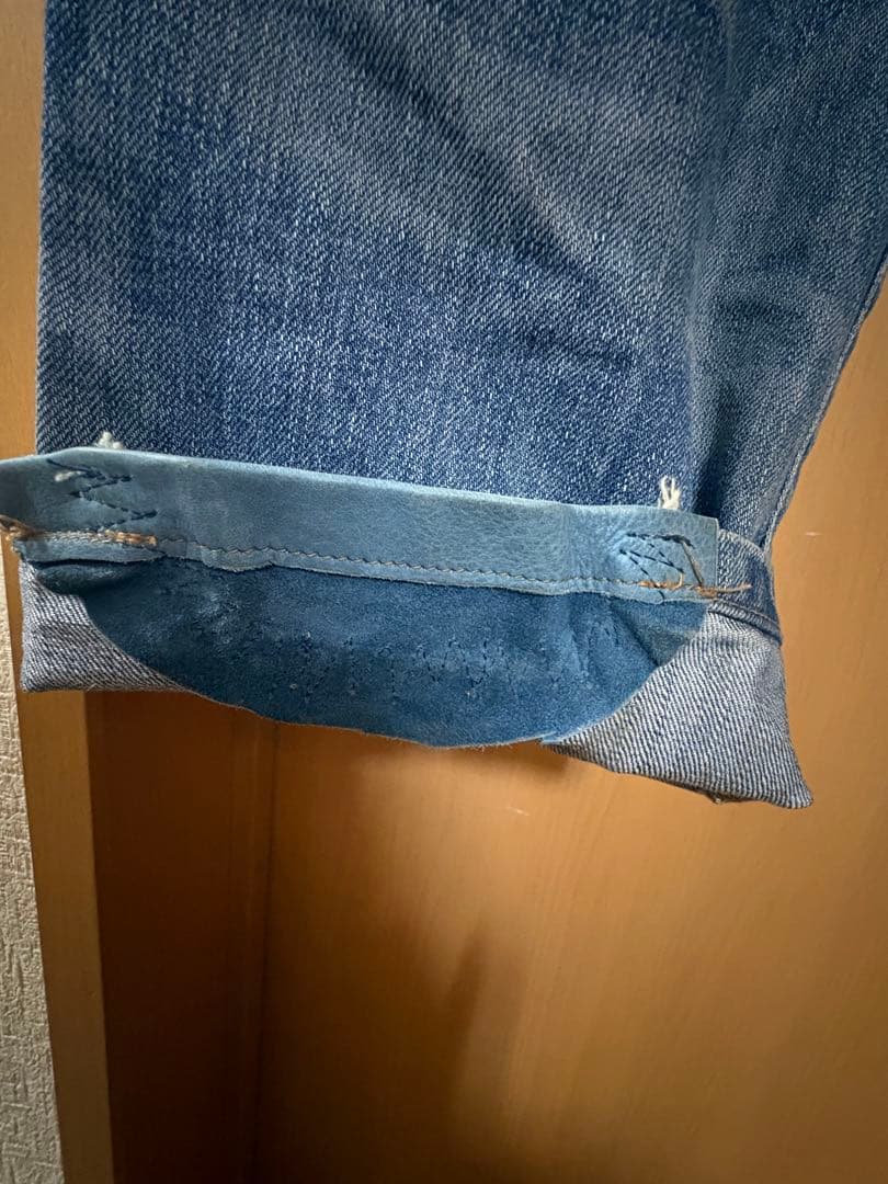 バックラッシュ　イサムカタヤマ　デニム　ダメージジーンズストレートデニム M