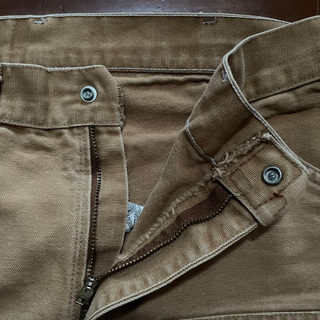 希少80s USA Carhartt ダブルニー 星タグ SCOVILLジップ