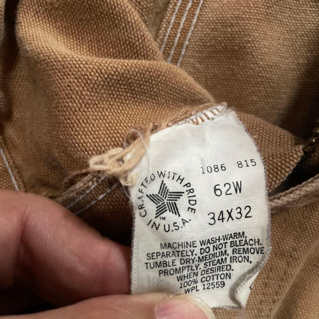 希少80s USA Carhartt ダブルニー 星タグ SCOVILLジップ
