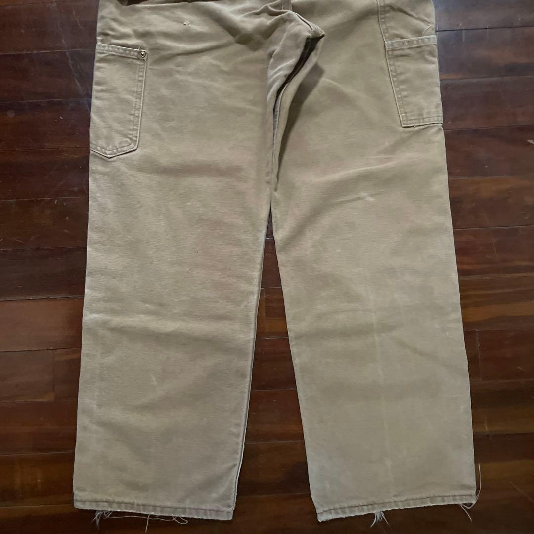 希少80s USA Carhartt ダブルニー 星タグ SCOVILLジップ