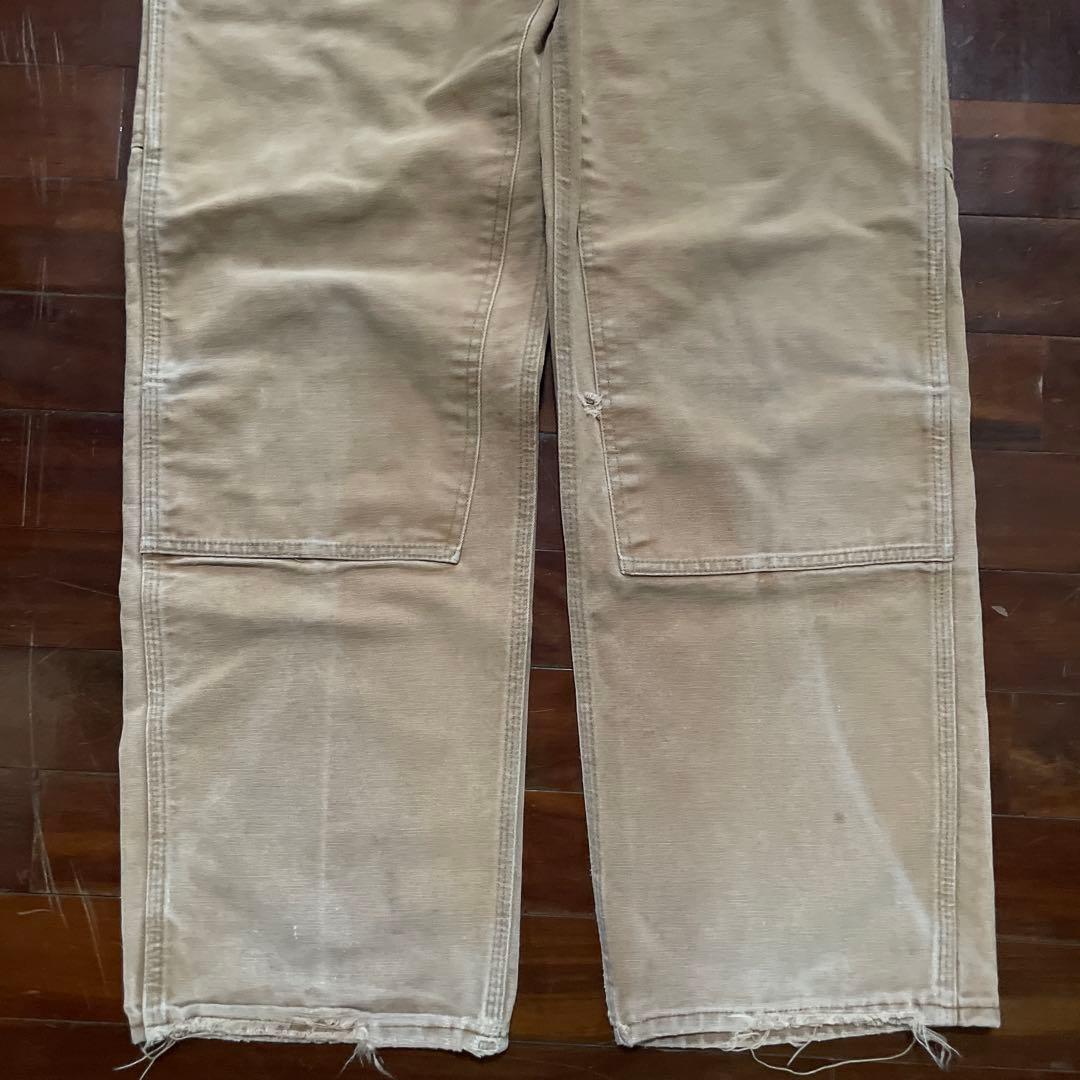 希少80s USA Carhartt ダブルニー 星タグ SCOVILLジップ