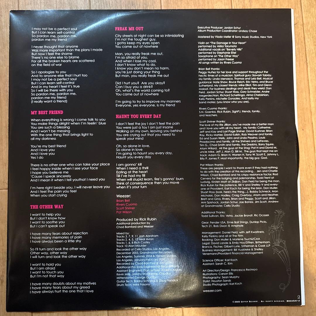 Weezer / Make Believe LP 2005年USオリジナル
