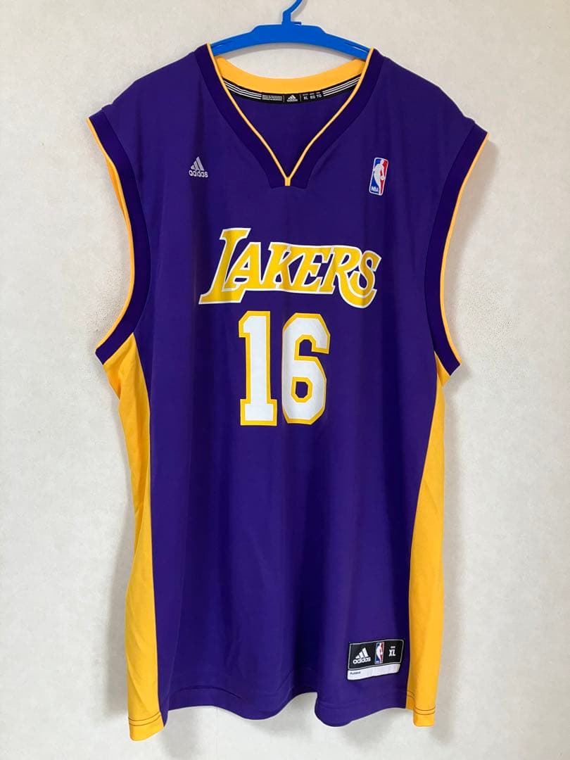 【希少品】 NBA パウ・ガソル LAKERS レイカーズ ユニフォーム　美品