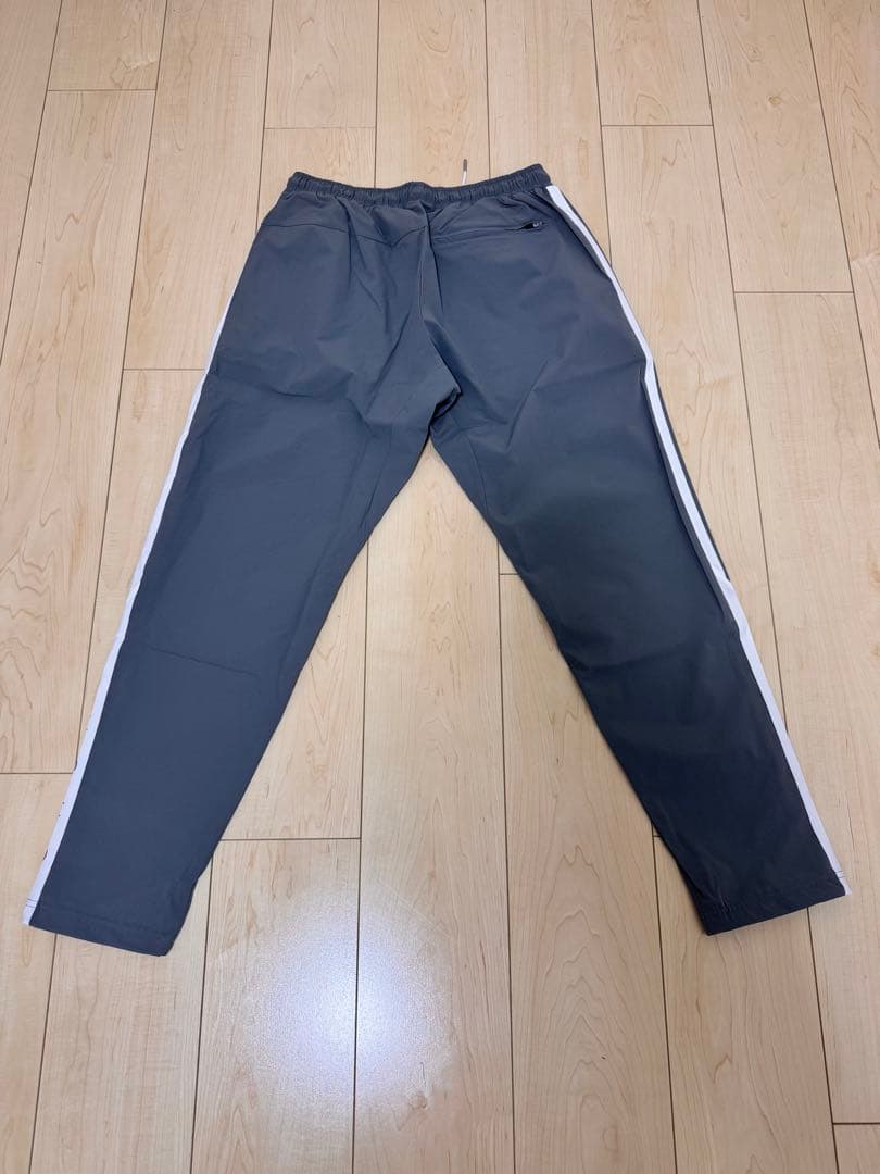CRONOS グレー サイドストライプパンツ M