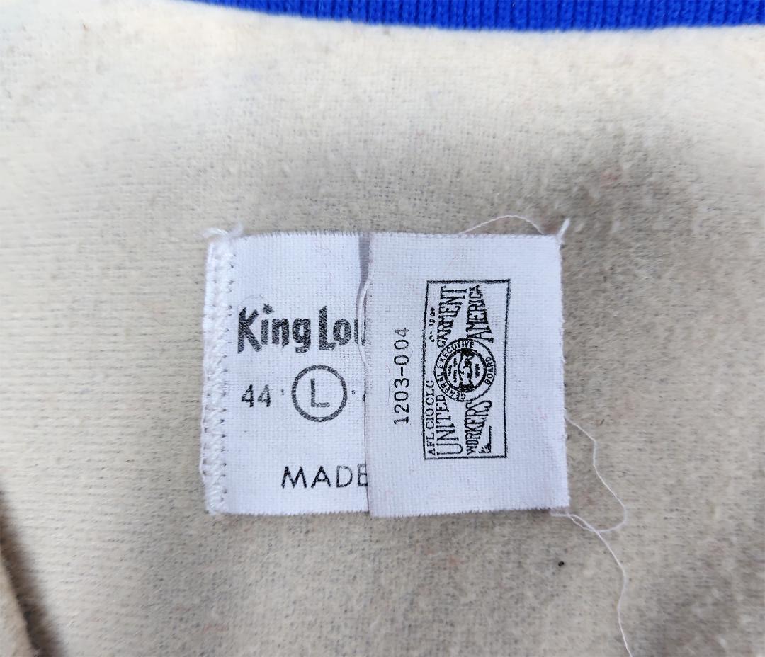 USA製 King Louie (キングルイ) スタジャン L ネイビー