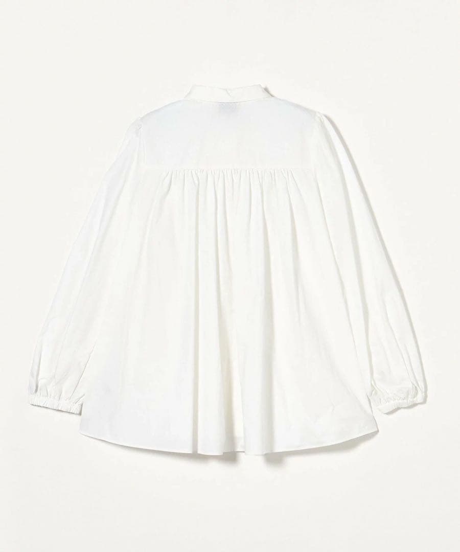 UNITED ARROWS　エンブロイダリー ロングスリーブ ブラウス