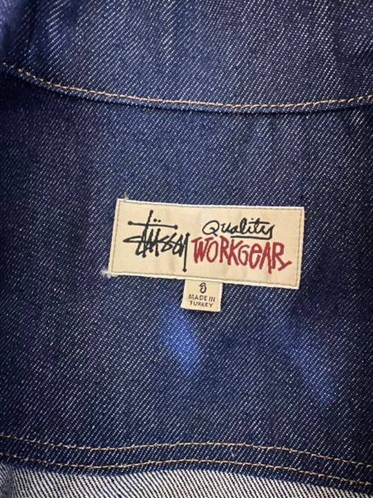 STUSSY 21AWのデニムジャケット