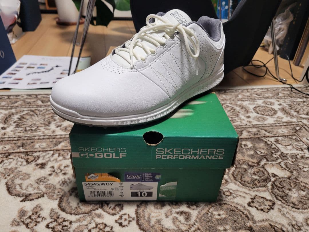 SKECHERS GO GOLF ゴルフシューズ ホワイト54545