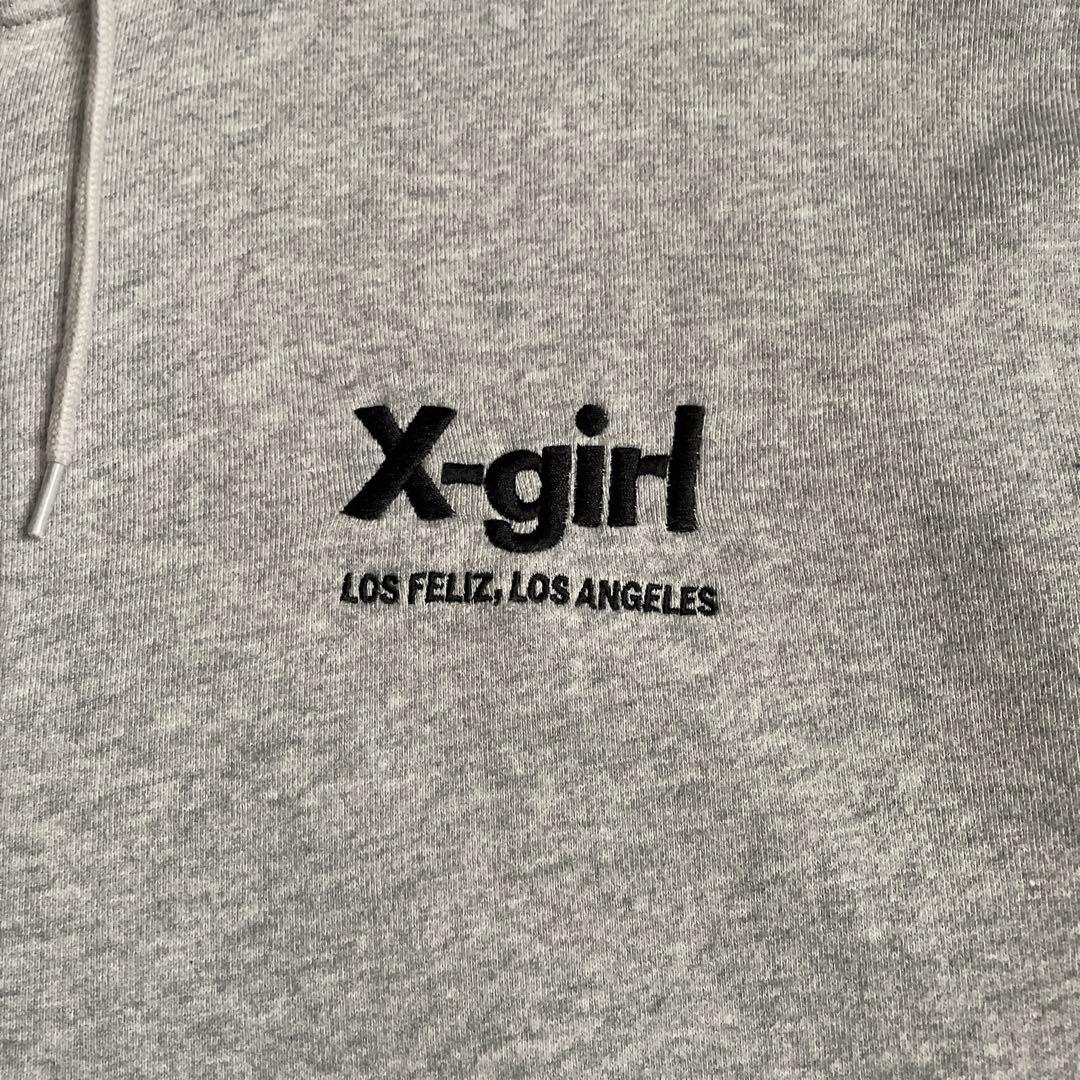 【美品】【X-girl】 ムラスポ限定 ジップアップ パーカー Lサイズ