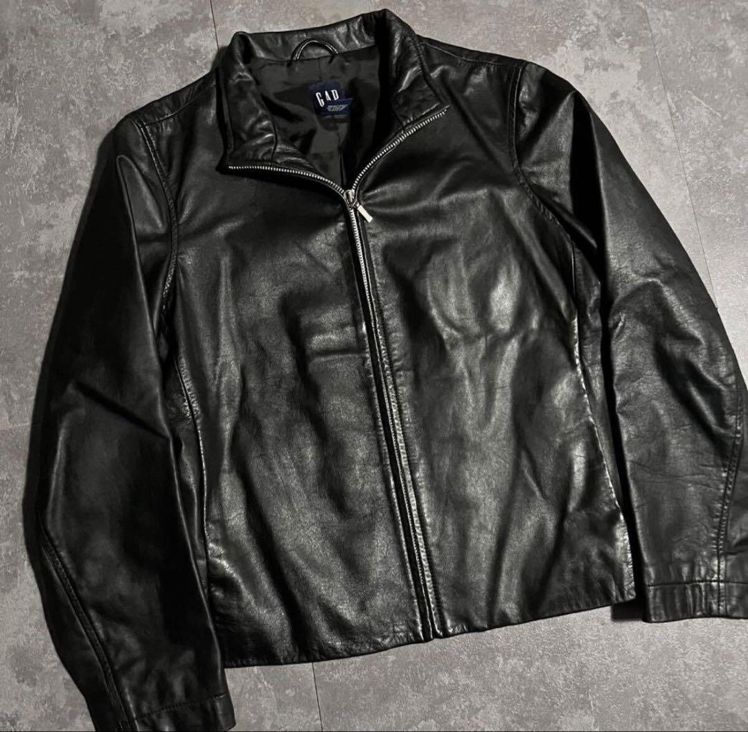 【GAP】OLD GAP LEATHER TRACK JACKET