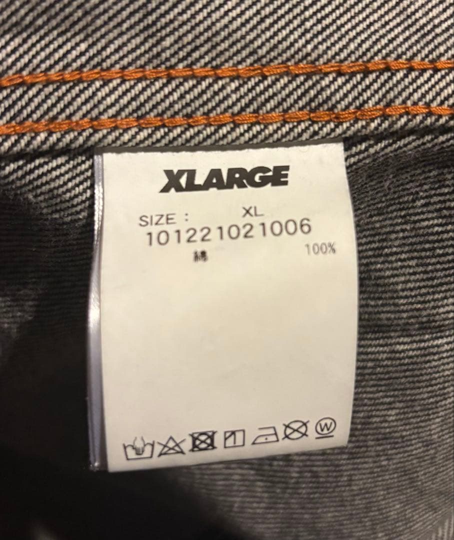 《❗️連休セール❗️》【ブラック】XLARGE デニムジャケット