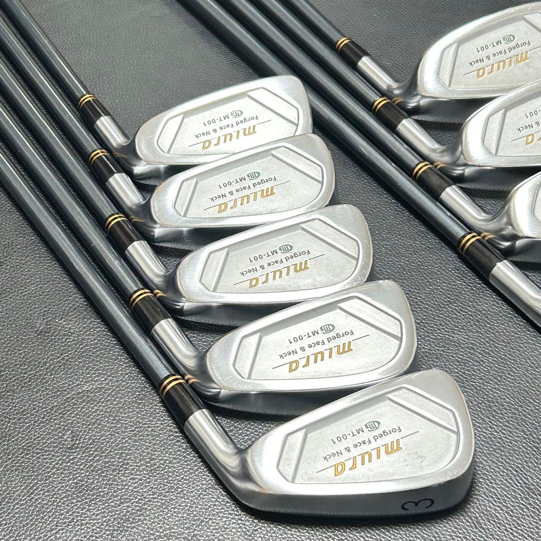 【希少】三浦技研 MT-001 アイアン 9本FORGED 純正カーボン 名器