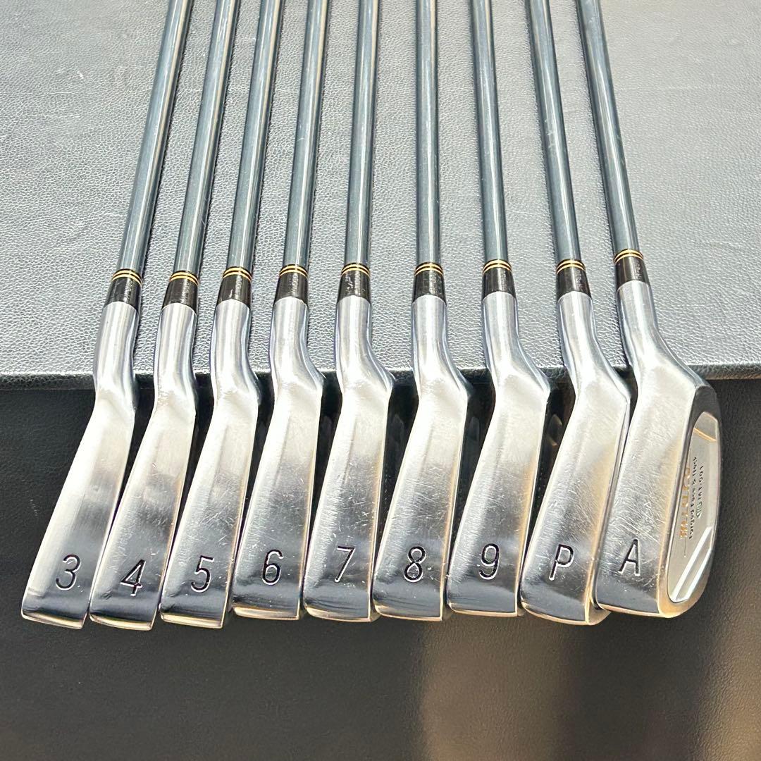 【希少】三浦技研 MT-001 アイアン 9本FORGED 純正カーボン 名器