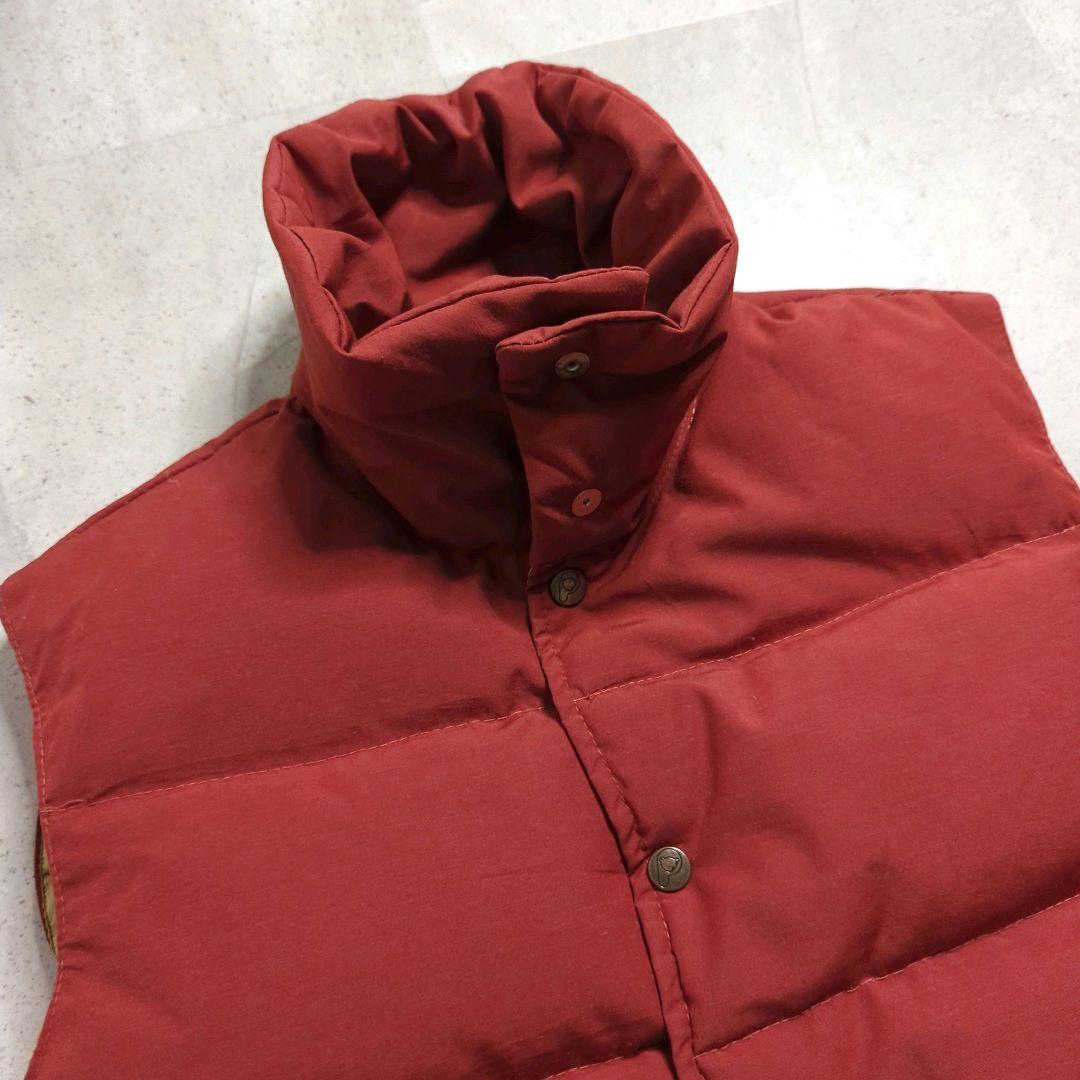 vintage80sPenfield USA製 ダウンベスト 白タグレンガカラー