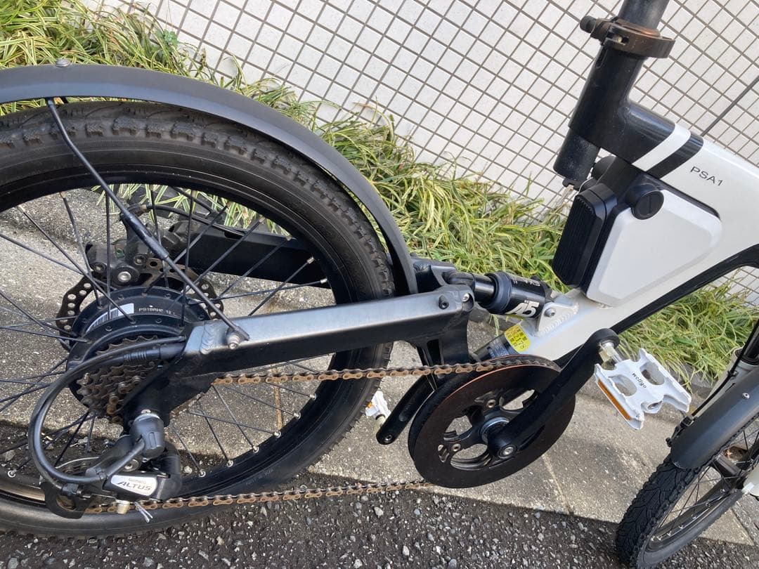 BeSV PSA1 電動アシスト自転車 20インチ ミニベロ 雨泥除けフェンダー