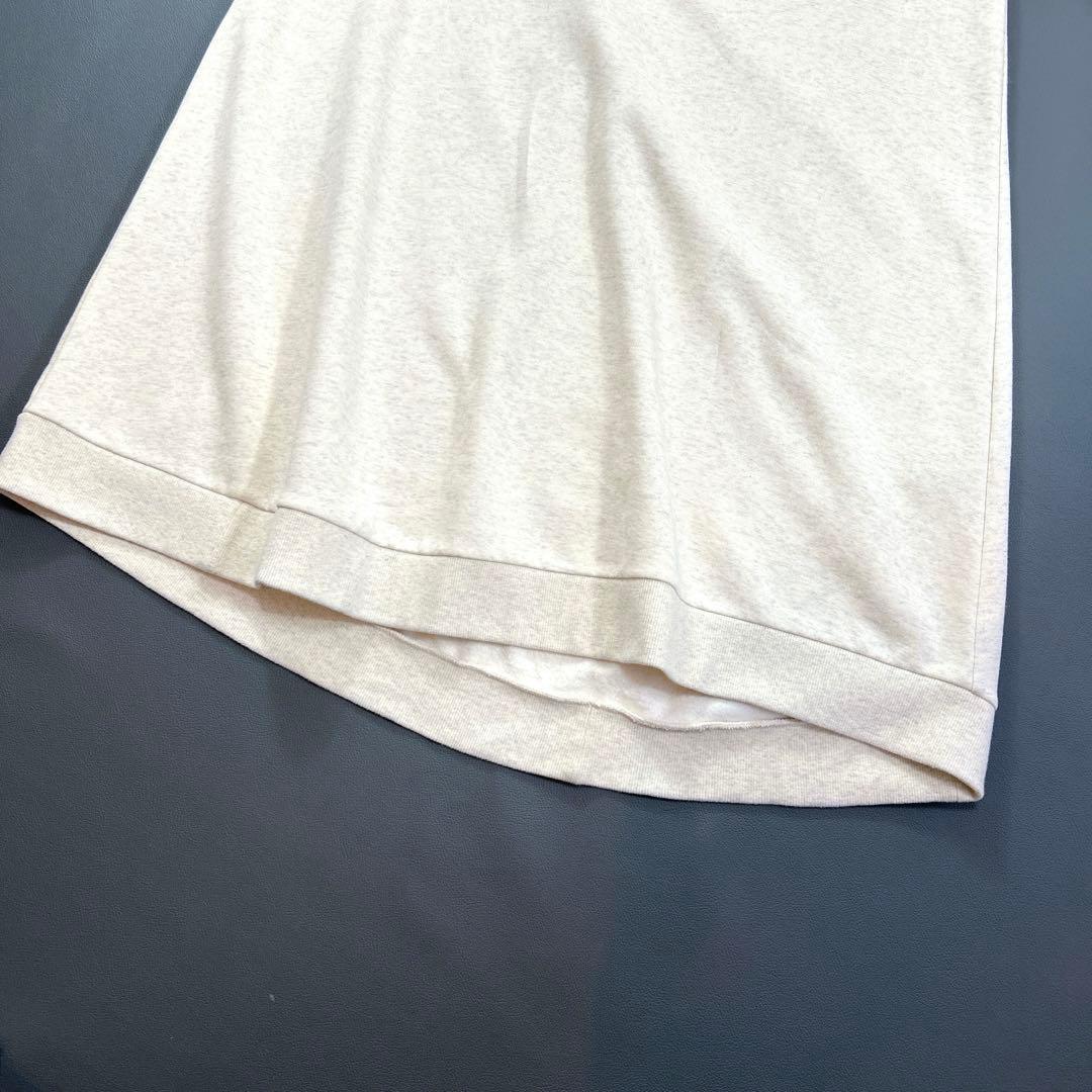 美品✨ナゴンスタンス 人気 パーカーワンピース ロング ゆったり ベージュ 白