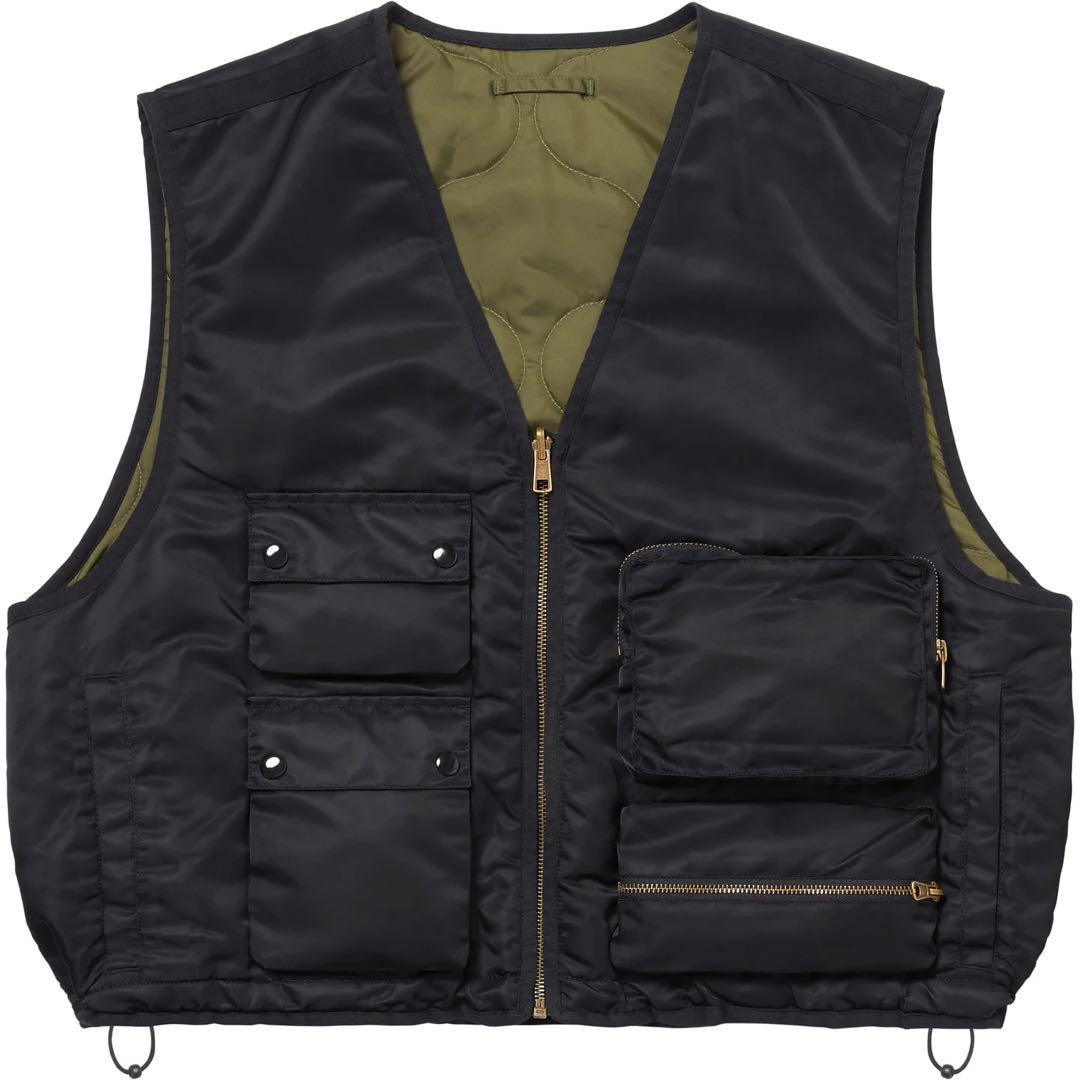 ジャケット・アウター SUPREME 24SS 2-in-1 Vest BLACK M