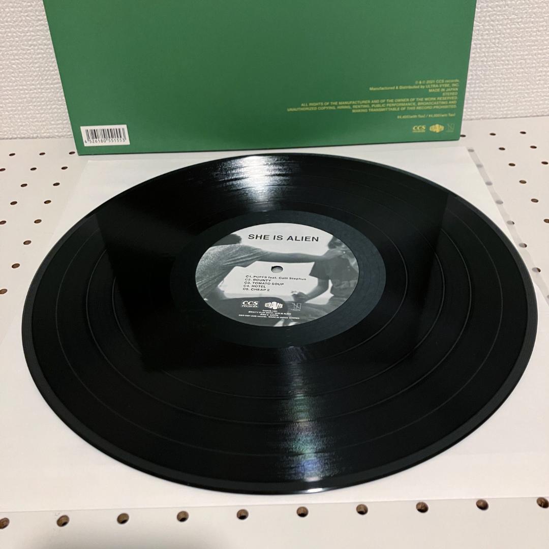 週末CITY PLAY BOYZ「SHE IS ALIEN」2LPレコード